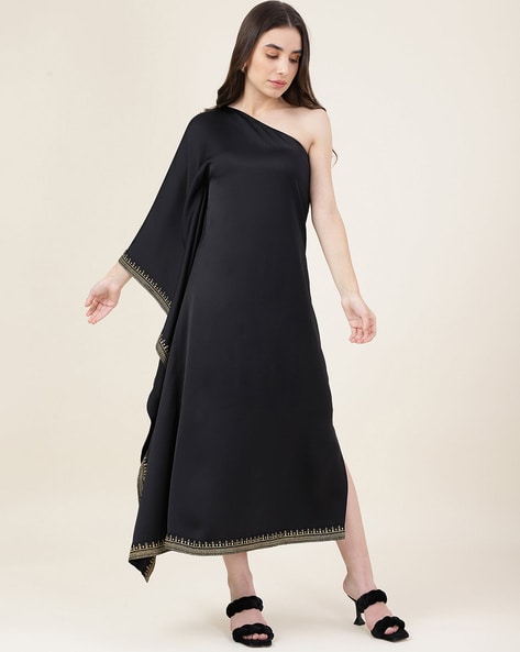 One Side Off Shoulder DressOfficial | DONNA ZHONGdressSometimes, you just  need options. Our One Side Off Shoulder Dress dress can be worn front or  back for a different look. Light weight Viscose