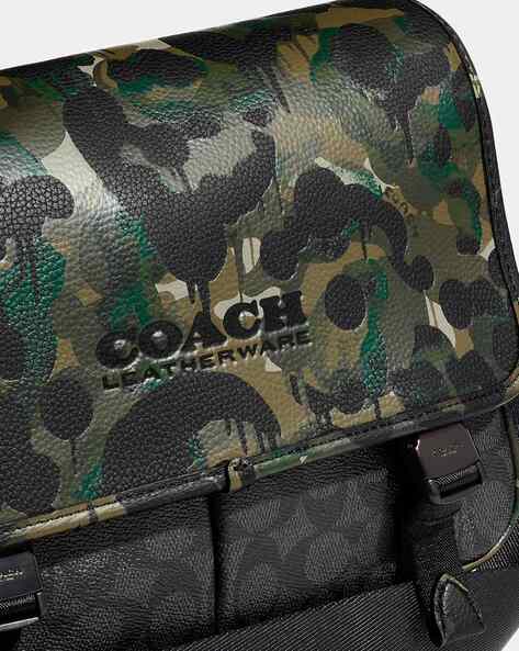 Coach camo messenger online bag