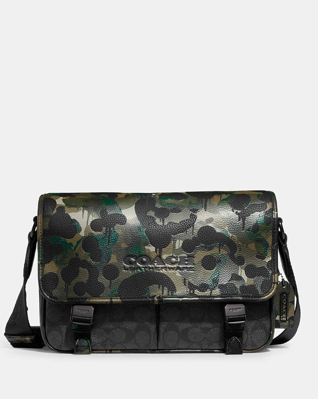 coach camo mens bag