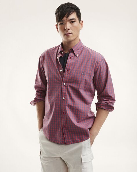Buy Red Shirts for Men by BROOKS BROTHERS Online