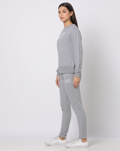 Armani tracksuit hot sale womens grey