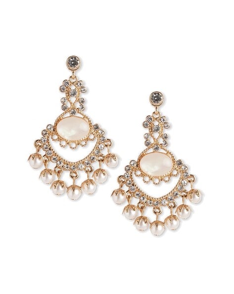 Catherine Princess of Wales, Kate Inspired Clover Chandelier Earrings, Gold  Mother of Pearl Earrings, Iridescent MOP Dainty Dangles, #1560