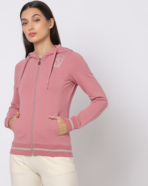 Buy Pink Sweatshirt & Hoodies for Women by EA7 Emporio Armani Online |  