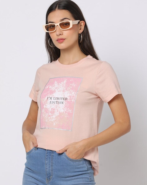 Graphic Print Limited Edition Crew-Neck T-Shirt