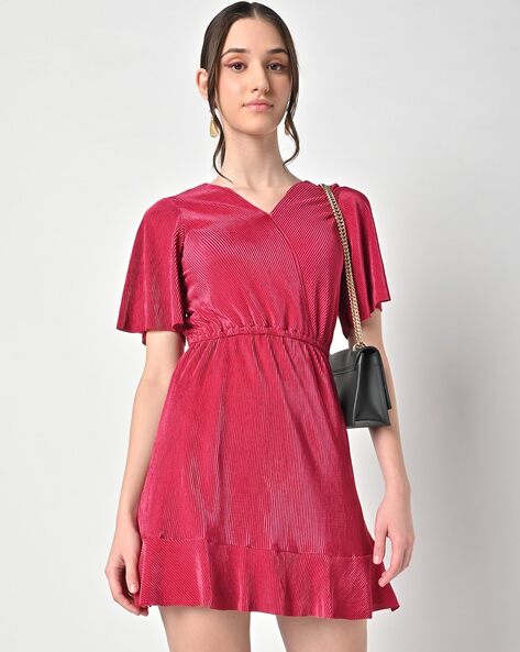 Buy Navy Blue Dresses for Women by METRO FASHION Online | Ajio.com