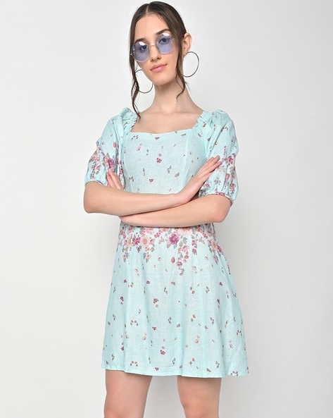Buy Blue Dresses for Women by In Weave Online | Ajio.com