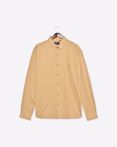 MUFTI Slim Fit Shirt with Patch Pocket