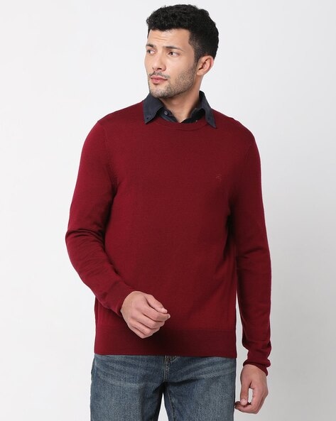 Mens Brooks Brothers Ribbed Button Mock Neck Sweater - Sz buy M