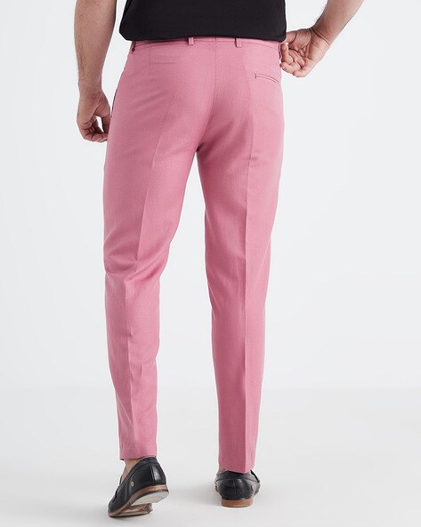 Light Pink Skinny Trousers  Karigari Shop