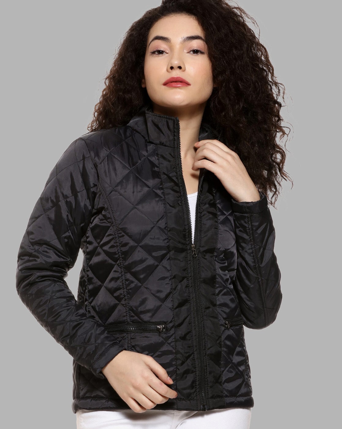 Shop Boys Quilted jacket black at Woollen Wear