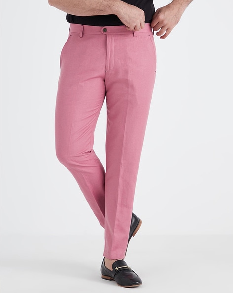 Golftini | Hot Pink Checkered Stretch Ankle Pant | Women's Golf Pant