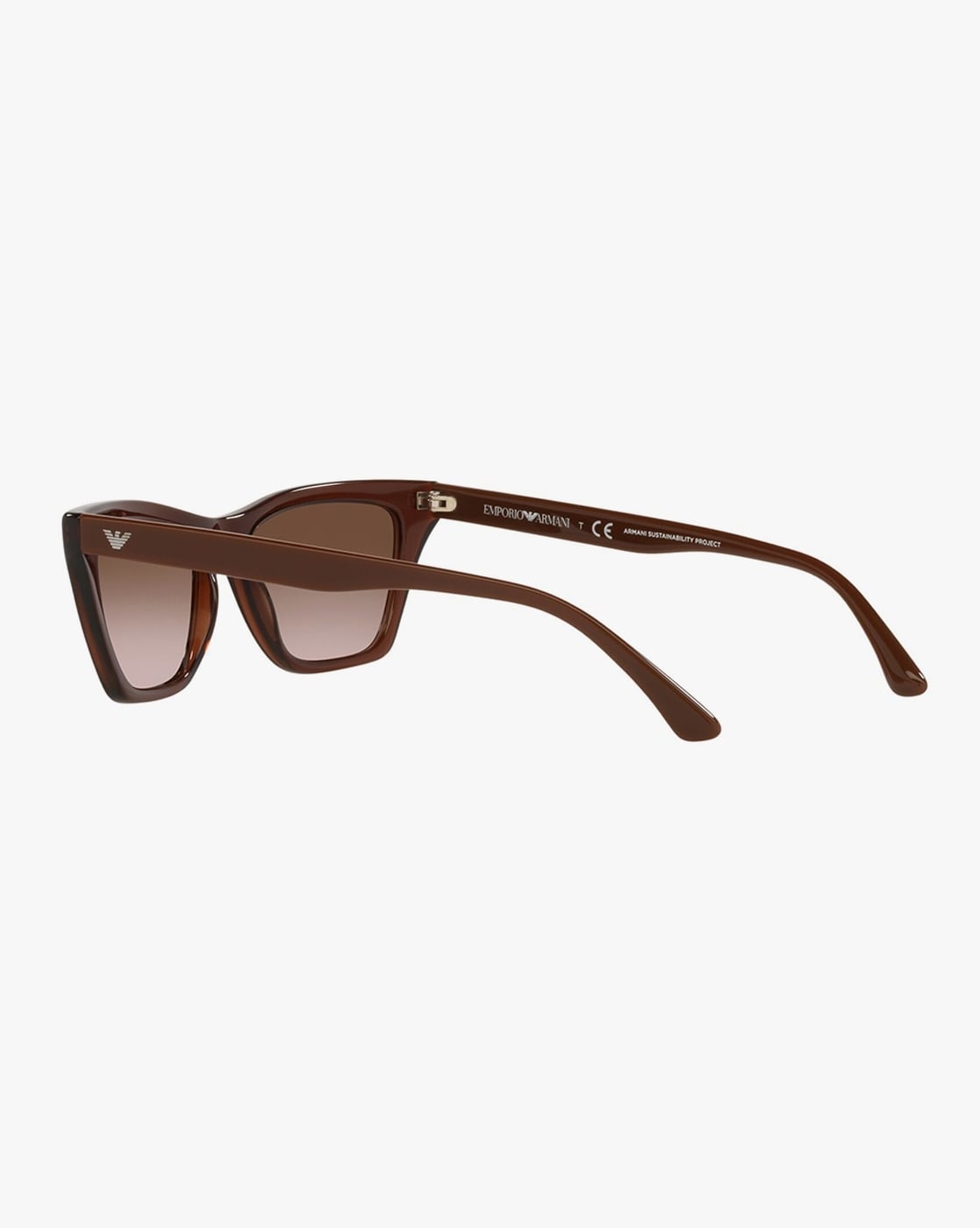 Emporio Armani EA4160C Clip-On Only 54376G Sunglasses Matte Brown |  SmartBuyGlasses India