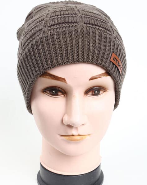 Mens Beanies Brown Buy Brown Olive Caps Hats For Men By