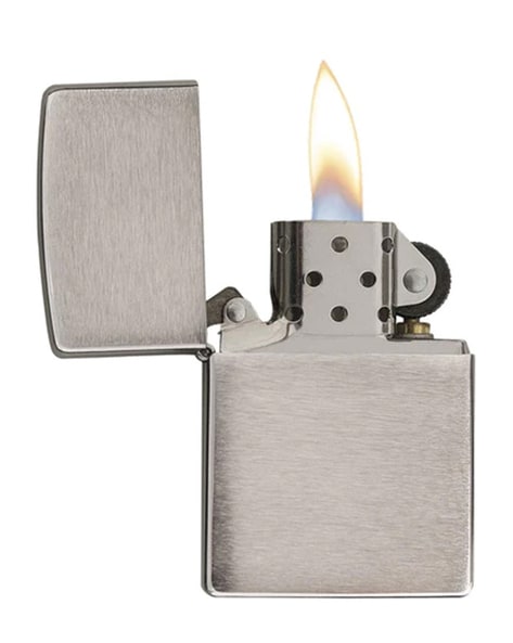 Buy ZIPPO Armor Brushed Windproof Pocket Lighter | Silver Color 