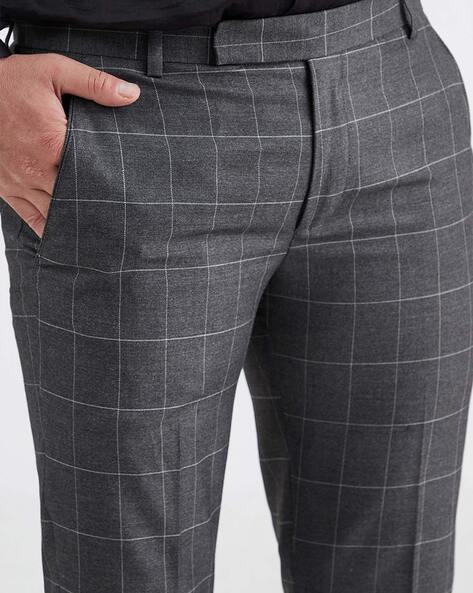 Buy Grey Trousers & Pants for Men by Mr Button Online