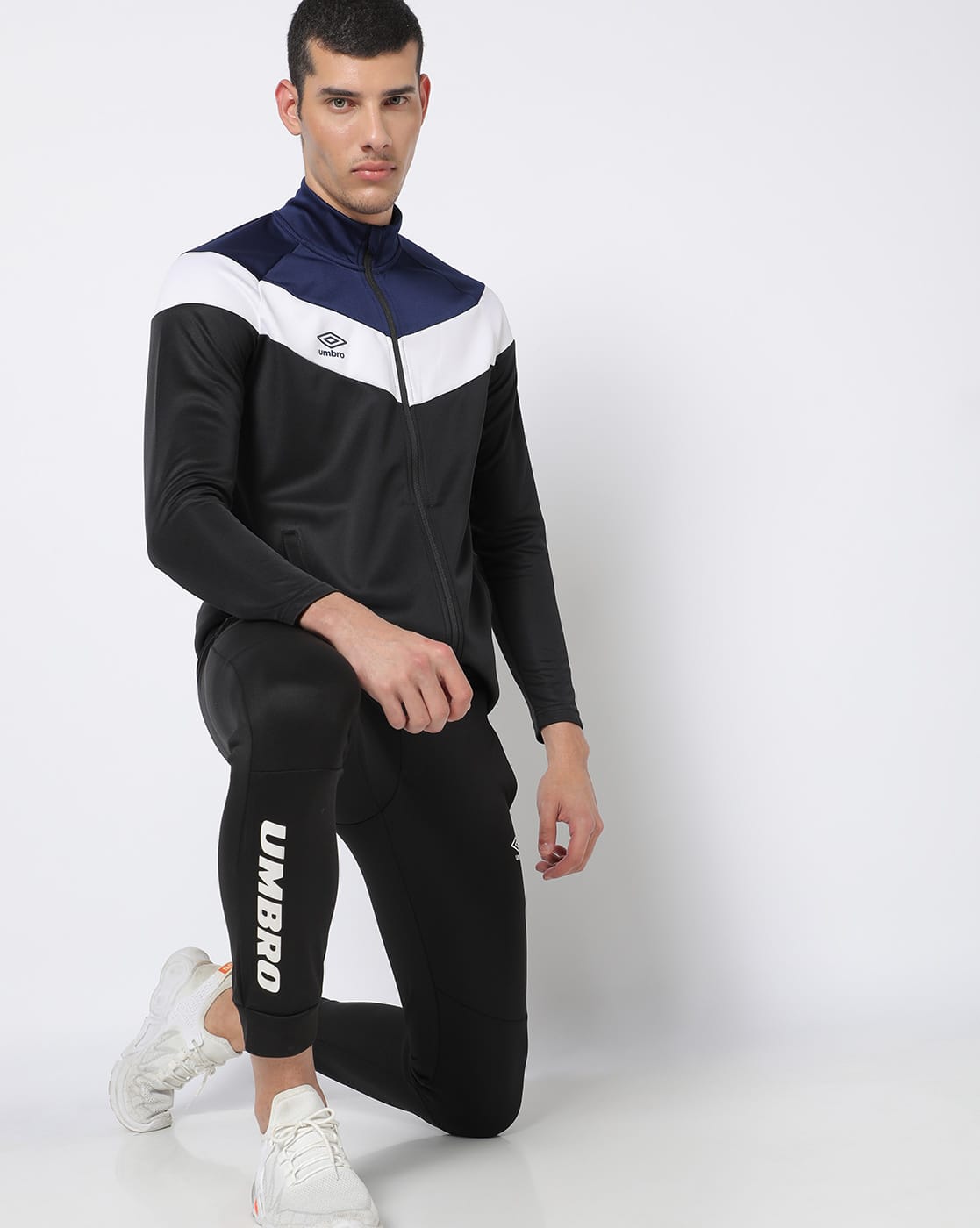 Buy UMBRO Colourblock Track Jacket with Online | Ajio.com