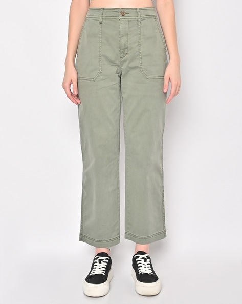 Buy Mesculen Green Trousers  Pants for Women by GAP Online  Ajiocom