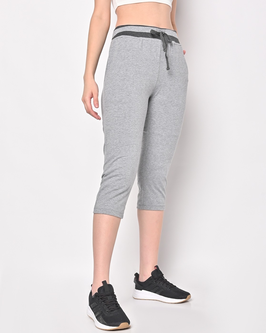 stripe sweatpants Palm Angels - IetpShops Germany - izzue knee-length  flared shorts - Black Side