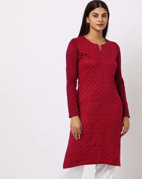 Red Leggings Kurtas Set - Buy Red Leggings Kurtas Set online in India