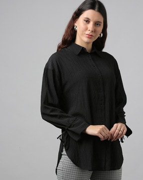 Buy Black Shirts for Women by Outryt Online