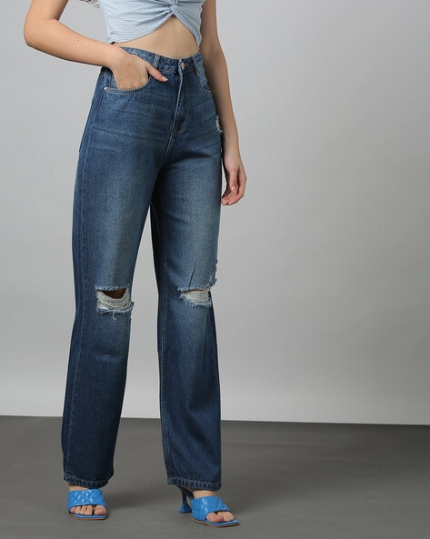 Levi's High Rise Demi Curve Bootcut Blue Jeans Womens 32 Dark Blue |  eBay-atpcosmetics.com.vn