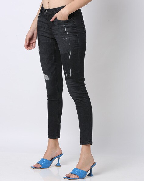 Buy Black Jeans & Jeggings for Women by Go Colors Online