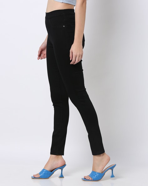 Buy Mid-Rise Skinny Jeggings Online at Best Prices in India - JioMart.