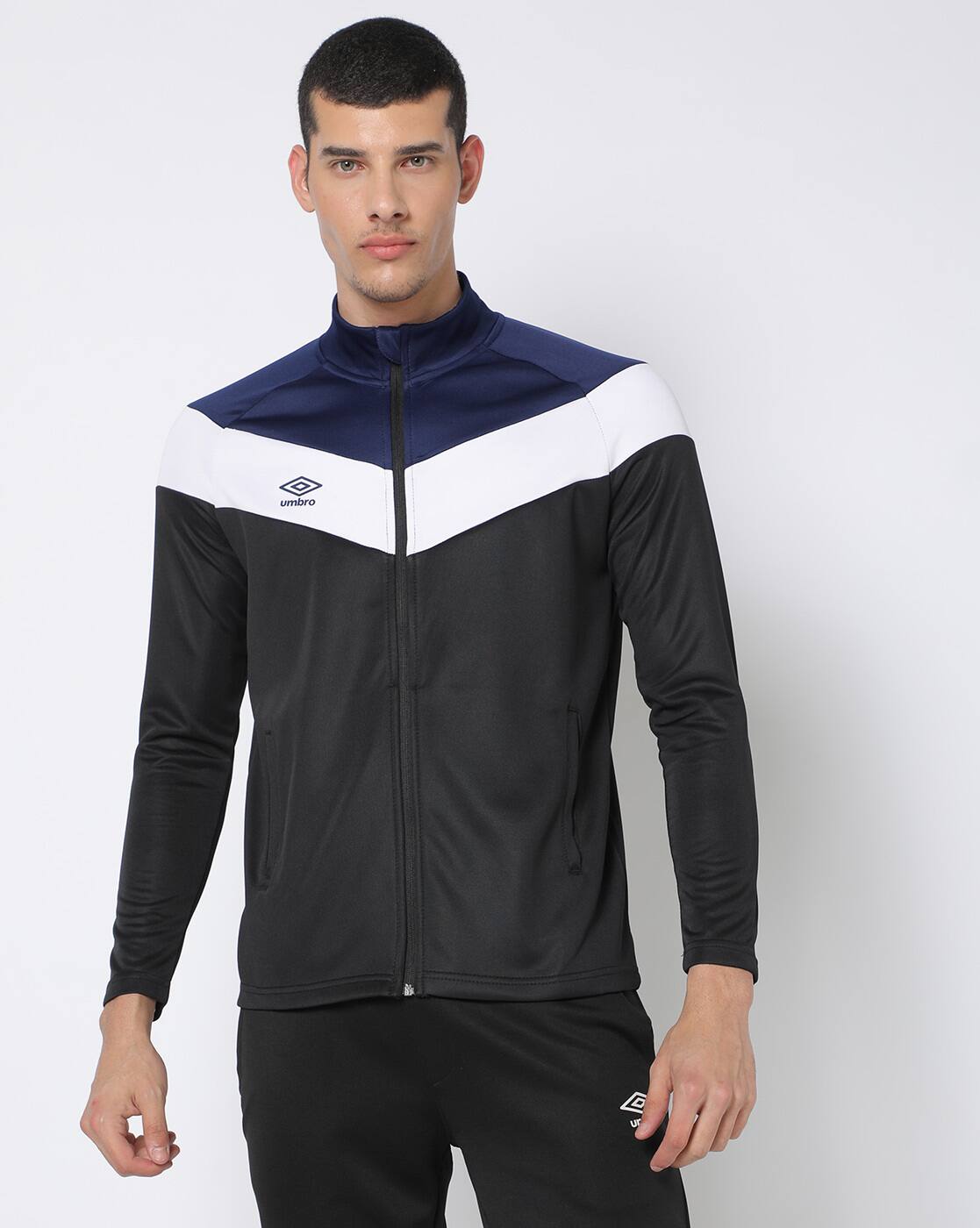 Buy Black & Blue Jackets & Coats for Men by UMBRO Online | Ajio.com