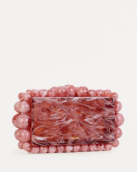 Buy Cult Gaia Eos Translucent Marbled Acrylic Clutch | Qajar  display picture 1