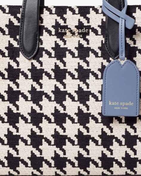 manhattan houndstooth small tote - Kate Spade