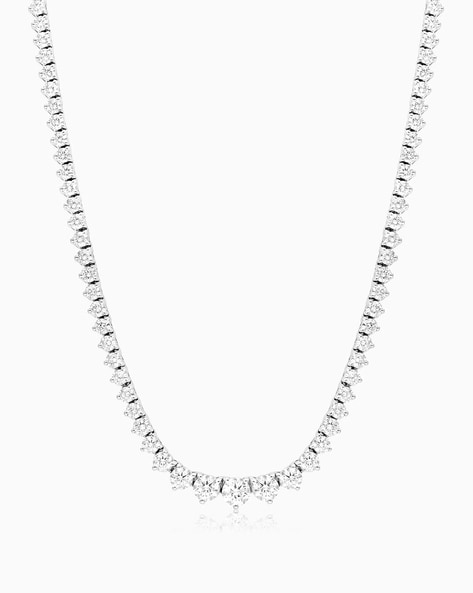 7 carat Diamond Tennis Necklace – Meira T Boutique