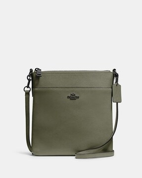 Coach crossgrain hot sale messenger crossbody