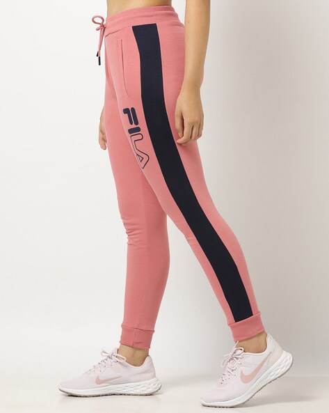 Women Track Pants with Contrast Side Panels
