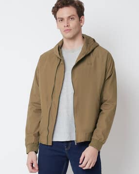 pepe jeans Zip-Front Hooded Bomber Jacket-picture-16