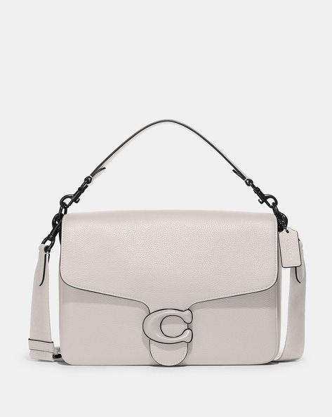 Buy Coach Soft Tabby Messenger Bag with Detachable Handle & Strap | White  Color Men | AJIO LUXE