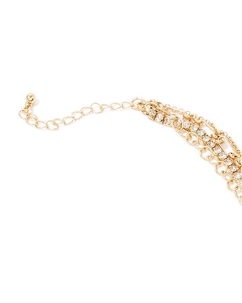 Lennox Chunky Rectangle Chain Worn Gold 22167 - La Di Da Boutique
