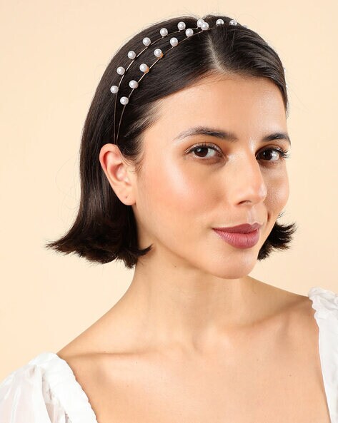 Buy White Hair Accessories for Women by Sohi Online