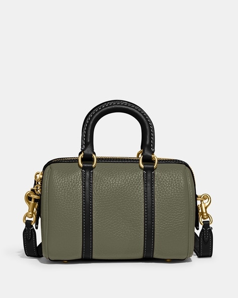 Buy Coach Ruby Satchel 18 with Detachable Strap | B4 & Army Green Multi  Color Women | AJIO LUXE