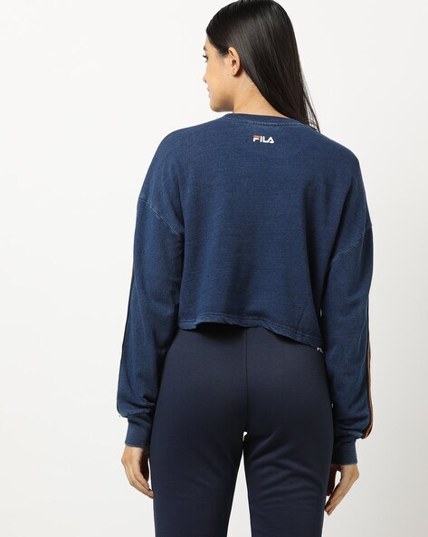 fila crop hoodies