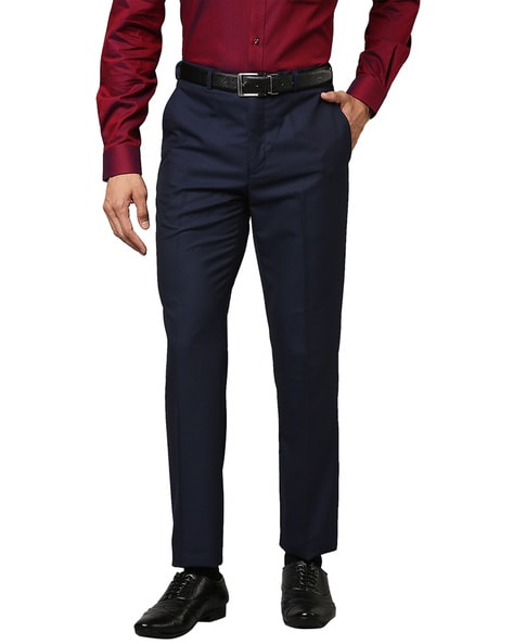 Buy Louis Philippe Navy Trousers Online  684073  Louis Philippe