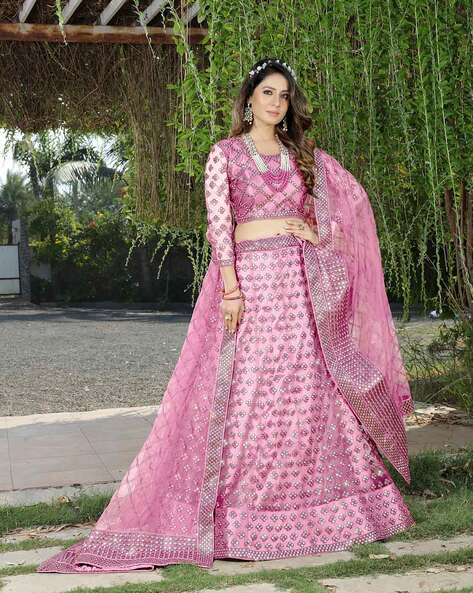 Buy Designer Baby Pink Lehenga With Blouse, Readymade Stitched Lehenga.  Indian Wedding Mehendi Engagement Lehenga. Partywear Bridesmaid Special  Online in India - Etsy