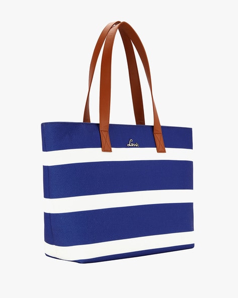 Buy LAVIE Women Blue Tote Navy Online @ Best Price in India