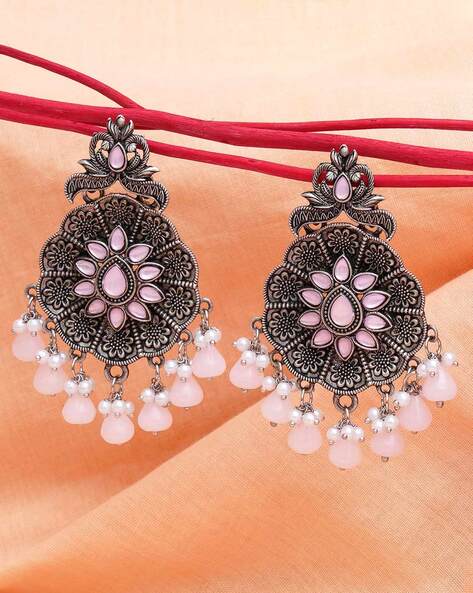 Paparazzi Crawling With Couture - Pink Earrings – A Finishing Touch Jewelry