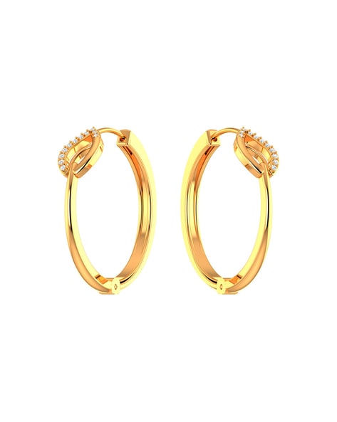 Citerna Ladies Hoop Earrings, 9 ct Yellow Gold, Model UER 067Y - Gold  Jewellery from Prime Jewellery UK