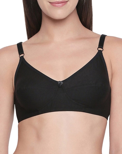 Buy Bodycare NonPadded Women Sports Bra (Black) -1616