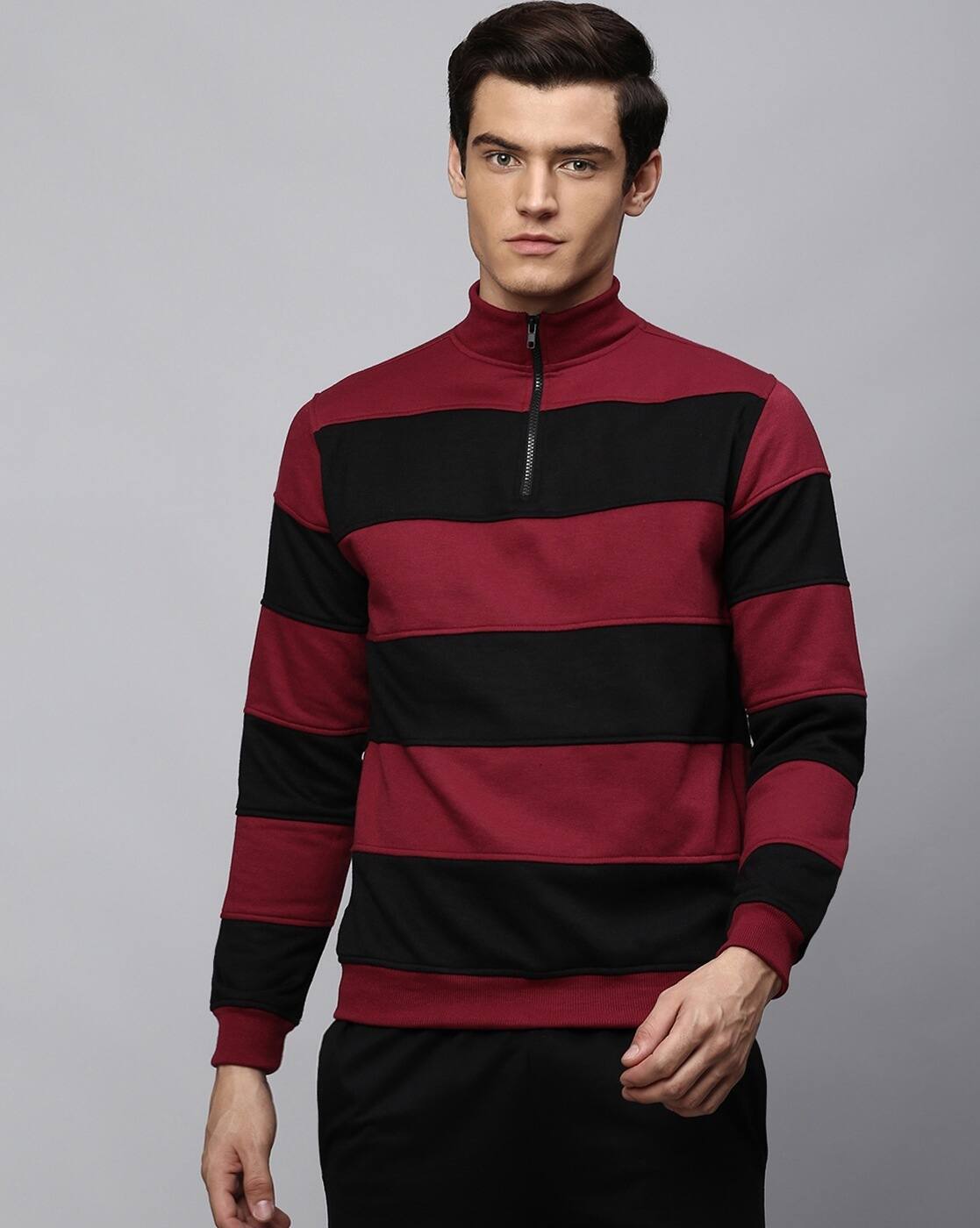 Buy Wine Sweatshirt u0026 Hoodies for Men by High Star Online | Ajio.com