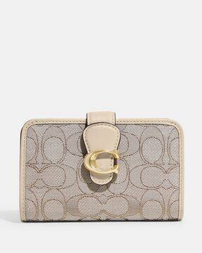 Tabby Medium Wallet with Signature Jacquard