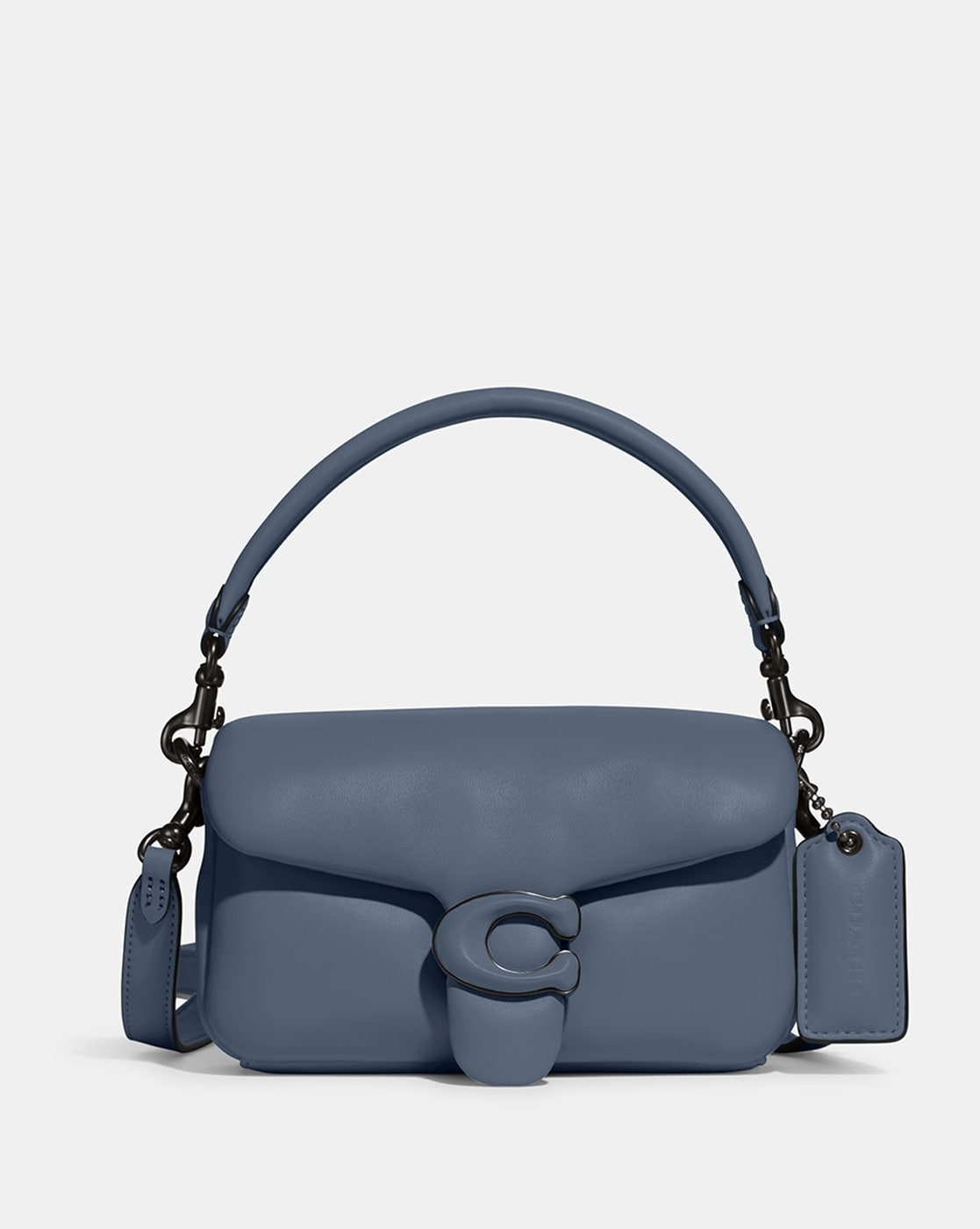 Buy Coach Leather Pillow Tabby Shoulder Bag 18, Blue Color Women