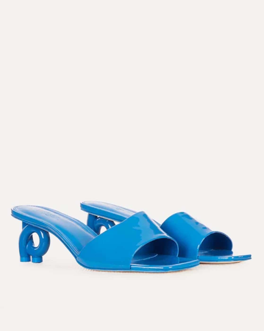 Electric blue heeled on sale sandals