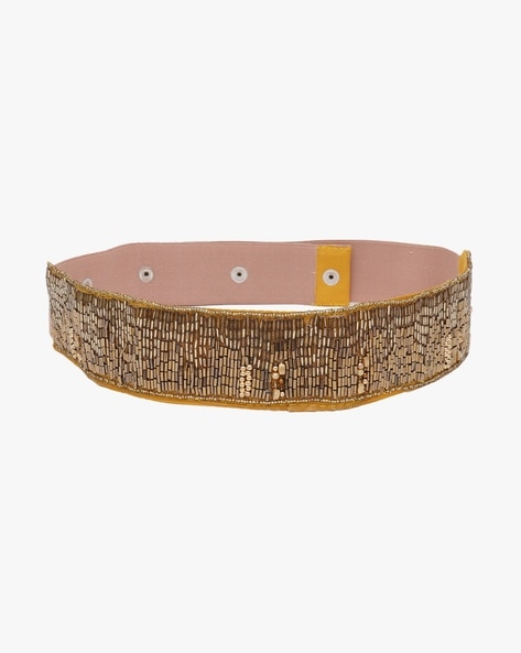 Gold 2024 embellished belt